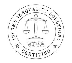 VOSA INCOME INEQUALITY SOLUTIONS CERTIFIED