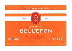 CHAMPAGNE B BESSERAT de BELLEFON Cuvée Extra BRUT ROSÉ