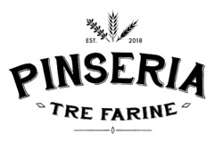 EST 2018 PINSERIA TRE FARINE