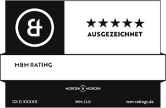 M&M RATING AUSGEZEICHNET