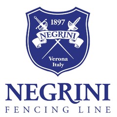 1897 NEGRINI Verona Italy NEGRINI FENCING LINE