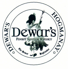 DEWAR'S HOGMANAY Dewar's FINEST SCOTCH WHISKY The Dewar Highlander