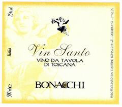 Vin Santo VINO DA TAVOLA DI TOSCANA BONACCHI 500 ml e Italia 15% vol IMBOTTIGLIATO DA CANTINE BONACCHI srl - QUARRATA - ITALIA