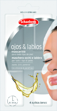 Schaebens ojos & labios mascarilla