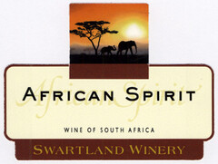 African Spirit WINE OF SOUTH AFRICA SWARTLAND WINERY