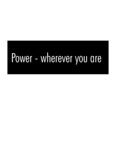 Power - wherever you are