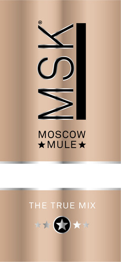 MSK MOSCOW MULE THE TRUE MIX