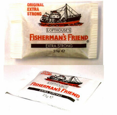 ORIGINAL EXTRA STRONG LOFTHOUSE'S FISHERMAN'S FRIEND EXTRA STRONG LOZENGES