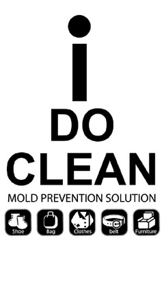 i DO CLEAN MOLD PREVENTION SOLUTION Shoe Bag Clothes belt Furniture