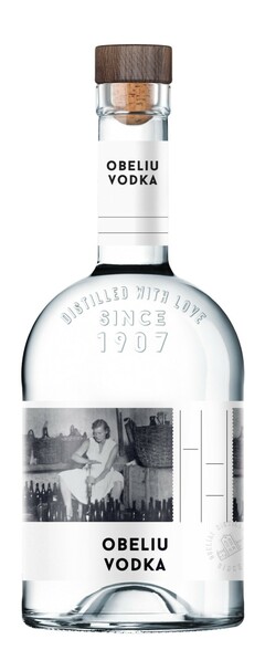 OBELIU VODKA DISTILLED WITH LOVE SINCE 1907