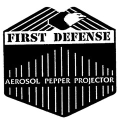 FIRST DEFENSE AEROSOL PEPPER PROJECTOR