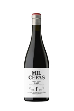 MIL CEPAS VINO DE PARCELA 2015 PARAJE LAS HOYAS DEL RÍO ZÁNCARA MANUEL MANZANEQUE SUÁREZ VITICULOR Y ENÓLOGO PRODUCT OF SPAIN