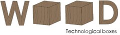 WOOD Technological boxes