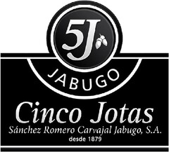 5J JABUGO Cinco Jotas Sánchez Romero Carvajal Jabugo, S.A. desde 1879