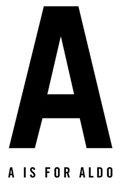 A IS FOR ALDO