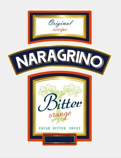 Original recipe NARAGRINO Bitter orange FRESH BITTER SWEET