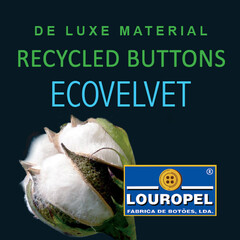 RECYCLED BUTTONS - ECOVELVET