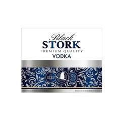 Black STORK PREMIUM QUALITY VODKA