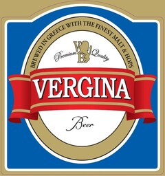 VERGINA Beer BREWED IN GREECE WITH THE FINEST MALT AND HOPS Premium Quality