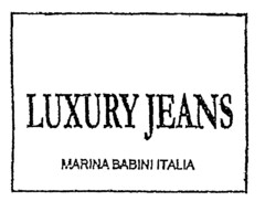 LUXURY JEANS MARINA BABINI ITALIA