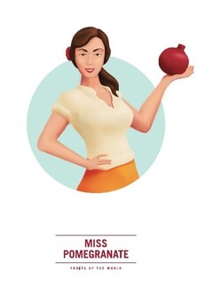 MISS POMEGRANATE - FRUITS OF THE WORLD