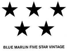 BLUE MARLIN FIVE STAR VINTAGE