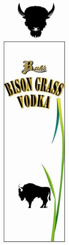 Bak's BISON GRASS VODKA