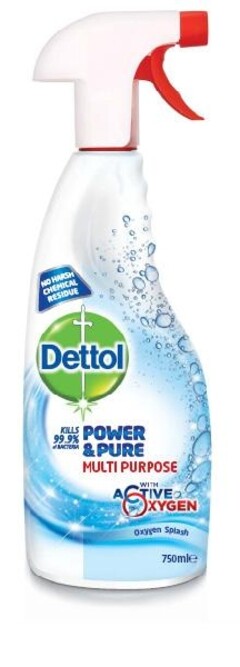 Dettol
POWER & PURE MULTI PURPOSE
WITH ACTIVE OXYGEN