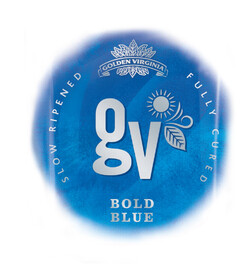 GV BOLD BLUE SLOW RIPENED FULLY CURED GOLDEN VIRGINIA