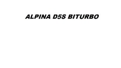 ALPINA D5S BITURBO