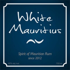 White Mauritius Spirit of Mauritian Rum since 2012