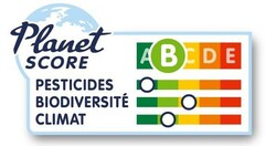 Planet SCORE PESTICIDES BIODIVERSITÉ CLIMAT ABCDE