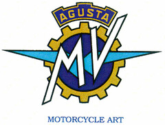 AGUSTA MV MOTORCYCLE ART