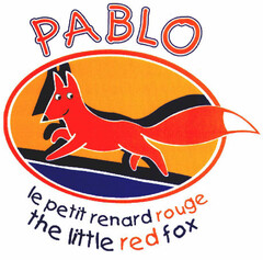 PABLO le petit renard rouge the little red fox