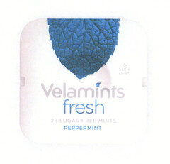 Velamints fresh 28 SUGAR FREE MINTS PEPPERMINT