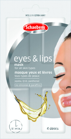 Schaebens eyes & lips mask