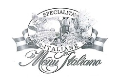 SPECIALITA' ITALIANE Menu Italiano