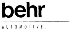 behr AUTOMOTIVE