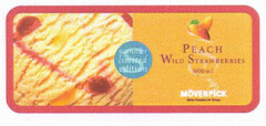 PEACH WILD STRAWBERRIES 1000 ml MÖVENPICK Swiss Premium Ice Cream summer limited edition