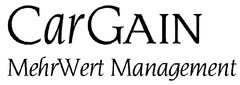 CarGAIN MehrWert Management