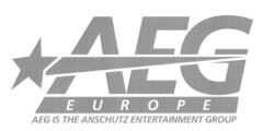 AEG EUROPE AEG IS THE ANSCHUTZ ENTERTAINMENT GROUP