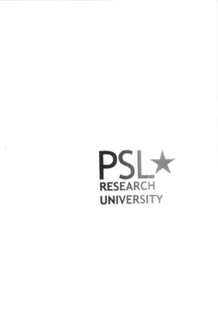 PSL RESEARCH UNIVERSITY