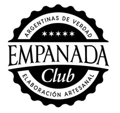 ARGENTINAS DE VERDAD EMPANADA CLUB ELABORACIÓN ARTESANAL