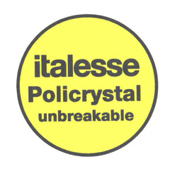 italesse Policrystal unbreakable