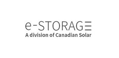 e - STORAGE A division of Canadian Solar