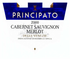 PRINCIPATO 2000 CABERNET SAUVIGNON MERLOT DELLE VENEZIE INDICAZIONE GEOGRAFICA TIPICA