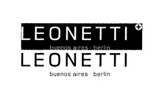 LEONETTI buenos aires · berlin