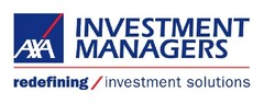 AXA INVESTMENT MANAGERS redefining investment solutions