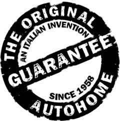 THE ORIGINAL GUARANTEE AUTOHOME AN ITALIAN INVENTION SINCE 1958