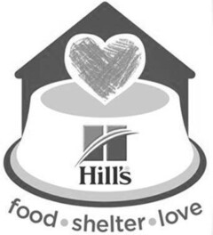 HILL'S FOOD SHELTER LOVE